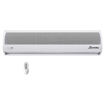 रिमोट कंट्रोल 220-240V के साथ कॉम्पैक्ट ब्लैक एयर कर्टेन 0.9m से 2m