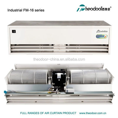 Industrial Air Curtain with 16 m/s Air Speed 4000m³/h Airflow and 380/400 VAC for High Efficiency