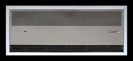 फैन कूलिंग या हीटिंग एयर के साथ रिसेस्ड सीलिंग विंड थर्मल एयर कर्टन हीटिंग बैरियर