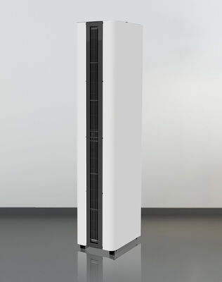 ग्लास दरवाजे के लिए ऊर्ध्वाधर स्थापना थर्मल एयर स्क्रीन के लिए फर्श खड़े गर्म हवा पर्दा