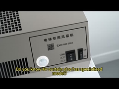 2025 फैन कूलिंग लिफ्ट कॉम्पैक्ट एयर कर्टन स्टील या स्टेनलेस स्टील एयर कर्टन फैन कूलर